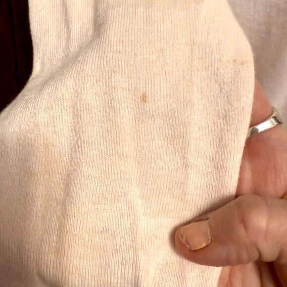 4 for $20 SALE- Subtle Luxury Light Pink "Grace" Cotton Blend Sweater-Sz S/M - Picture 6 of 8